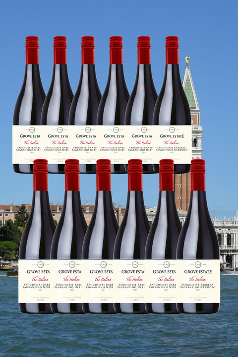 <SPECIAL DEAL> Grove Estate, The Italian, Sangiovese Barbera Sagrantino Nebbiolo 2022 first release edition 12 bottles
