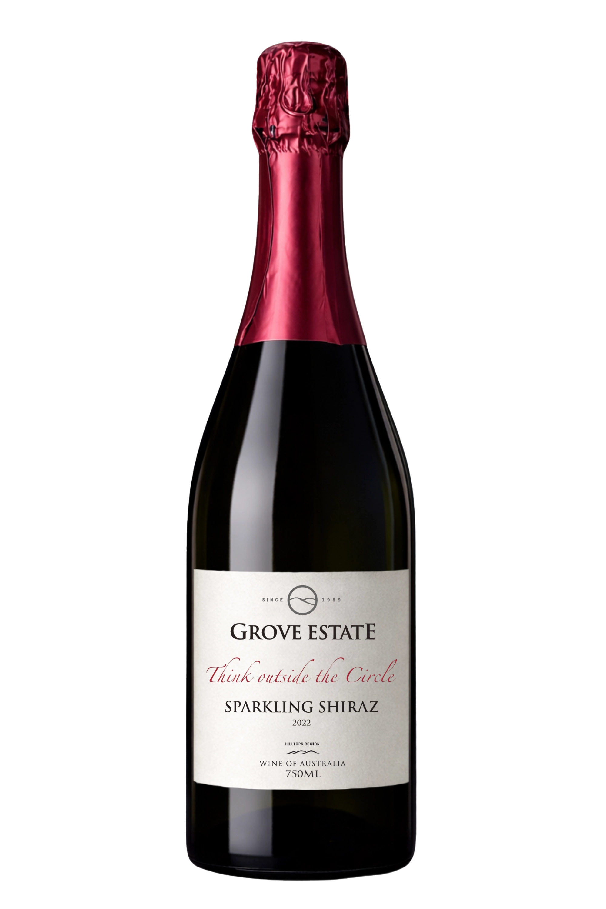 Grove Estate, Think Outside the Circle, Sparkling Shiraz 2022
