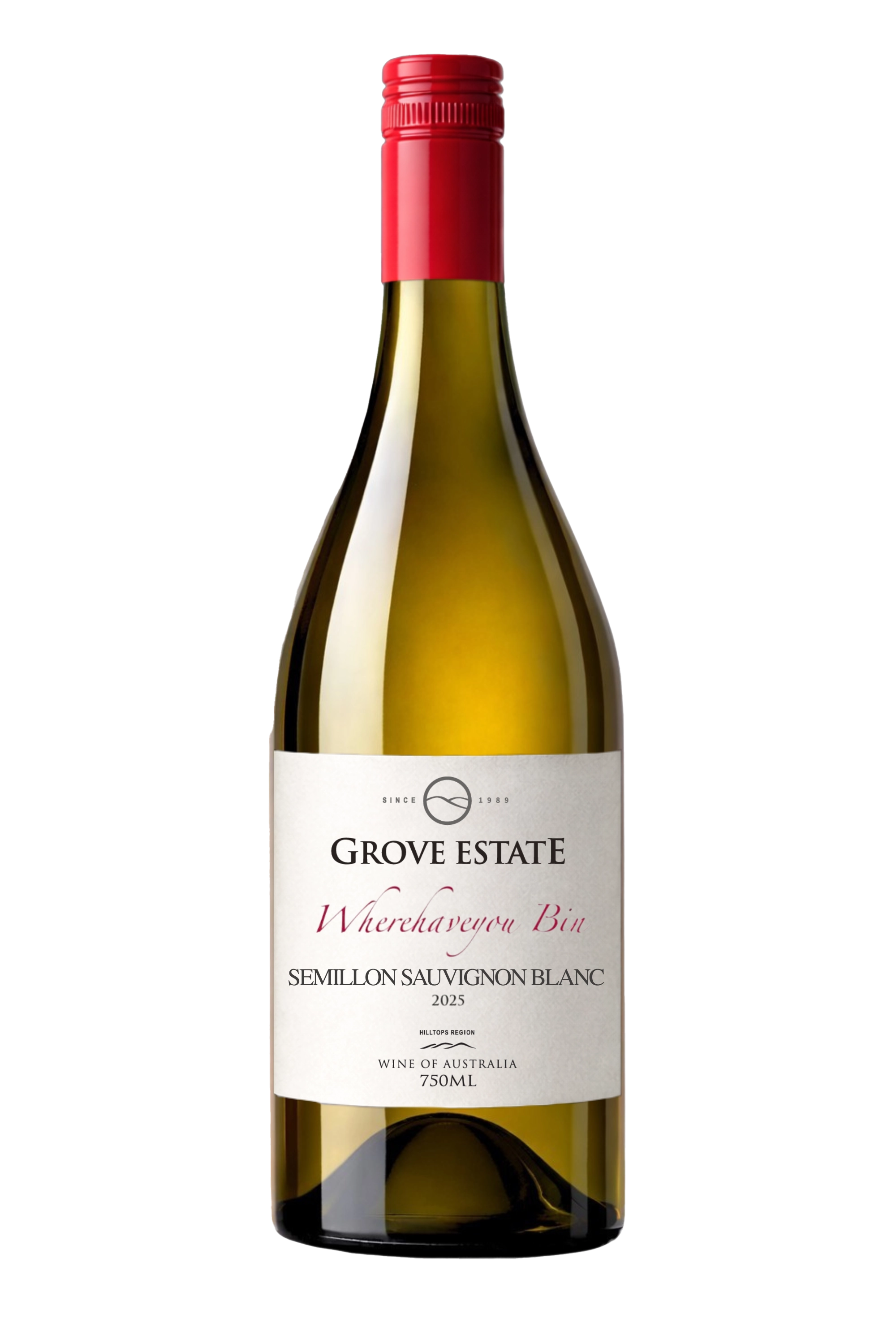 Grove Estate, Hilltops, Wherehaveyoubin, Semillon Sauvignon Blanc 2025