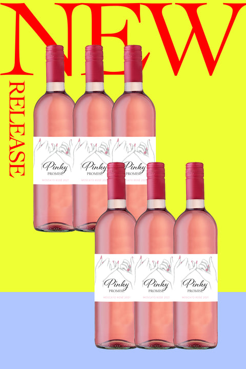 Special Deal: 6 bottles of Pinky Promise Southern NSW Moscato Rosé 2021